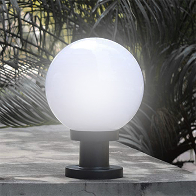 LANTERNE EXT GLOBE BLANCHE Réf: KJ001/1S-Ø250MM*95*C150 YW.3915-250/WH