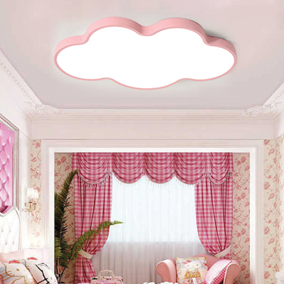 PLAFONNIER 3 COULEUR ROSE 50*35cm  6447