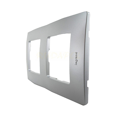 NILOE PLAQUE 2 POSTE ALU 397042