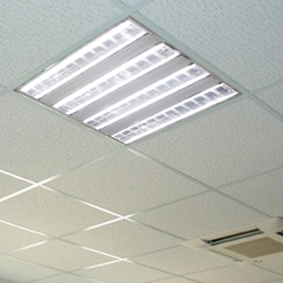 REGLETTE A GRILLE T8 LED 60x60 cm sans lampe 1050108019