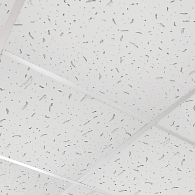 DALLE PLAFOND MINERAL  FIBRE 60x60x12MM MO41102