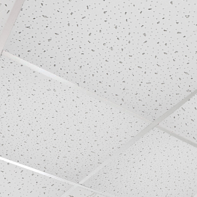 DALLE F PLAFOND MINERAL FIBRE  60X60X12MM MO41106*