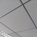 DALLE F PLAFOND MINERAL FIBRE  60X60X12MM M041107