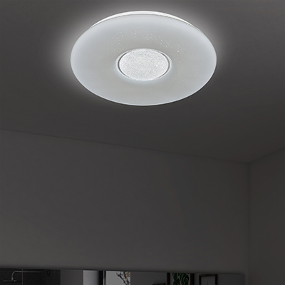 PLAFONNIER  ROND LED WHITE  54 W, 6000 K. AC 110-265 V/50 Hz, 4050 lm Ø400 x H.65 mm  Ref.F1 1050203692