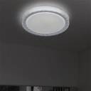PLAFONNIER ROND LED WHITE 54 W, 6000 K AC 110-265 V/50 Hz   4050 lm Ø400 x H.75 mm Ref. C1 1050203689