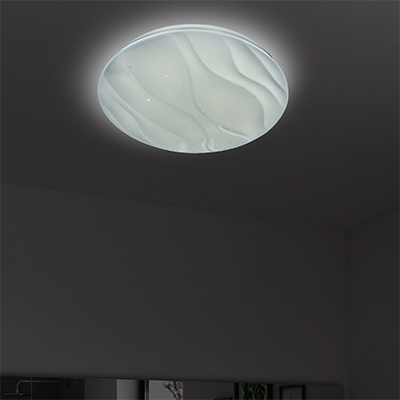 PLAFONNIER ROND LED WHITE  54 W,6000 K. AC 110-265 V/50 Hz, 4050 lm Ø400 x H.70 mm Ref B1 1050203687