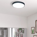 PLAFONNIER ROND LED Black  27 W, 6000 K AC 110-265 V/50 Hz., 2025 lm Ø400 x H.50 mm Ref A6 1050203683
