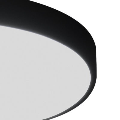 PLAFONNIER ROND LED Black  27 W, 6000 K AC 110-265 V/50 Hz., 2025 lm Ø400 x H.50 mm Ref A6 1050203683