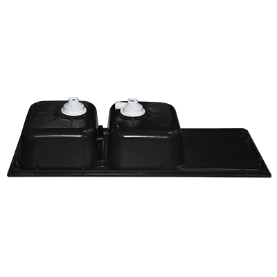EVIER RESINE STKN 2C1E NEGRO GRAFITO 11102006