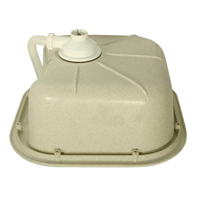 EVIER RESINE STKD ESTILO 1C GRANITO GRIS 21096002