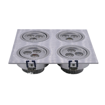 SPOT LED CARRE  ENCASTRE CE 4x(3x1) CE 930 lm 1050203107 (B)