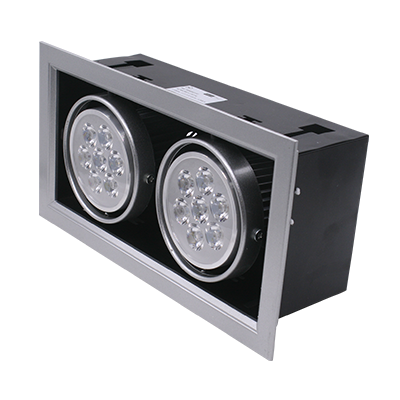 PROJECTEUR ENCASTRE LED CE 2 x(7x1) W LED 1120 lm natural white 1050203157