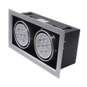 PROJECTEUR ENCASTRE LED CE 2 x(7x1) W LED 1120 lm natural white 1050203157