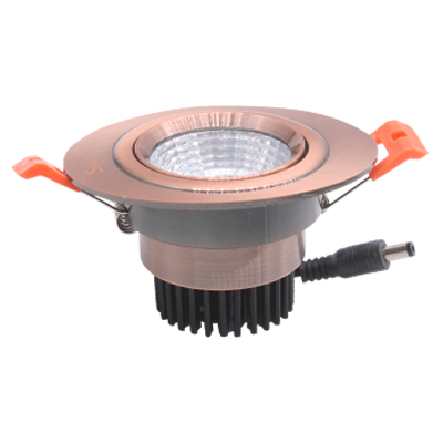 SPOT LED ROND ENCASTRE  7W 6000K 105*60mm CN739 BN