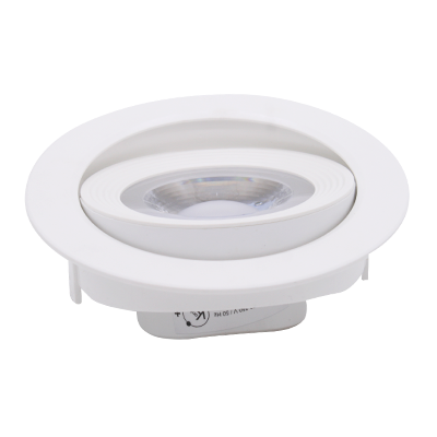 SPOT LED ROND  ORIENTABLE A ENCAS  CE IP44 AC 150-250 V, 12 W, 6500 K 1050203580