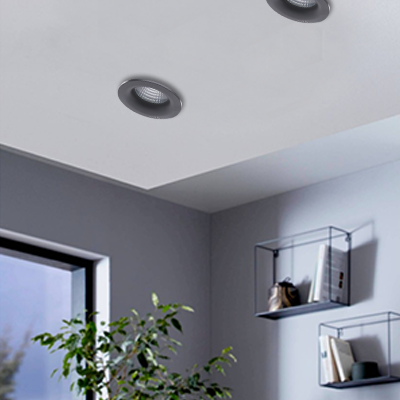 SPOT LED ROND ENCASTRE 7W 6000K ,85*60mm  RT0063-BK