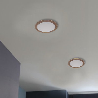SPOT LED ROND ENCASTRE 18W 6500K WOOD  RF012 OW RD008 OW