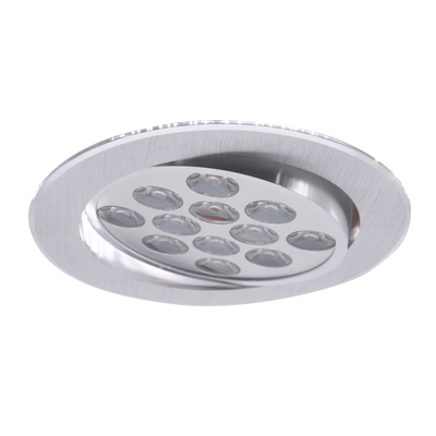 SPOT  LED ROND ENCASTRE  12X1W CE  900 lm 1050203040 (B)