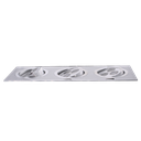 SPOT LED RECTANGLE  ENCASTRE CE 3x(3x1) CE  3000 K 700 lm 1050203106
