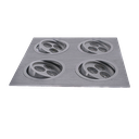 SPOT LED CARRE  ENCASTRE CE 4x(3x1) CE 930 lm 1050203107 (B)