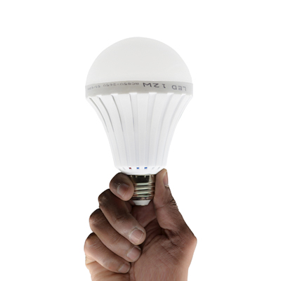 AMPOULE  LED AUTONOME UNIVERSELLE 12W E27 6500K