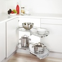 PLATEAU BASCULANT SS DROITE +Wood 800mm REF 6487 30162301SD00011 GODREJ