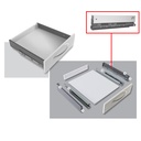 Slim Ergo Box White   SS 450mm  REF 4341 30162311SD00181