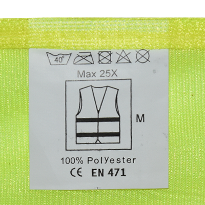 GILET JAUNE FLUOR taille: M 80g MK10612
