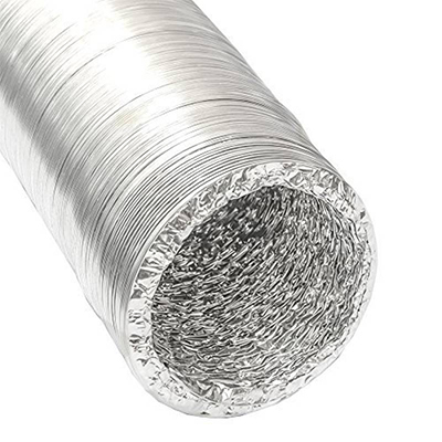 TUBE ALUMINUIM FLEXIBLE 4"  BAT210301-4" 100mm 10M
