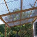 FEUILLE DE POLYCARBONATE (L) 3000 x (W)2100 x (T)16 mm Colorless translucide 2-face anti-UV 2080403023