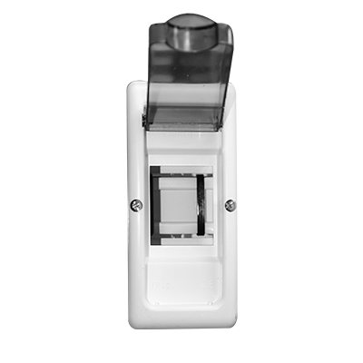 COFFRET DE DISTRIBUTION ENCAST PORTE   2MOD FUMÉE  8692PF-FR SOLERA