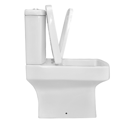 WC ANGLAISE COMPLET D/P DF155B  P HOR WHITE AQUA