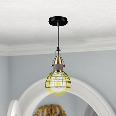LUMINAIRE SUSPENDU EN FER  FZ212