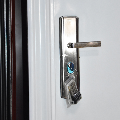 PORTE ISO METALLIQUE COMPLET  2050x820 mm EXT  BLANC LEFT120°  U986277