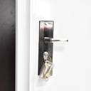PORTE ISO METALLIQUE COMPLET INT  blanc 2050x920 mm U986251 GAUCHE