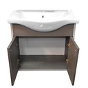 LAVABO MEUBLE +MIROIR LUNA 65 CM GREY  90- 988(CLK)TURQUIE 3 ELMTS