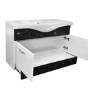 LAVABO MEUBLE +MIROIR  OSLO  100 CM 90-1111 (CLK)TURQUIE 3 ELMTS