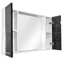 LAVABO MEUBLE +MIROIR  OSLO  100 CM 90-1111 (CLK)TURQUIE 3 ELMTS
