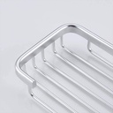PORTE SAVON ALU ANODISE 130 x 130 x 40 mm 1010903022