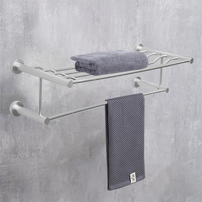 PORTE SERVIETTE ALUMINIUM 610 x 210 x 180 mm 12038 1010907009