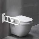 POIGNEE DE BAIN RABATTABLE INOX PEINT EPOXY L 600 x W 190 mm 1011010104
