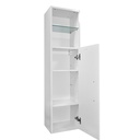 LAVABO MEUBLE+COL 80CM BLANC 3017/1320/2940 ESP