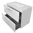 LAVABO MEUBLE+COL 80CM BLANC 3017/1320/2940 ESP