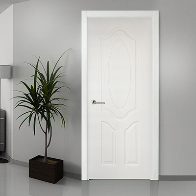 PORTE MDF BLANC 2010x800x40mm  3 PANNEL JHK- 003 PRIX NET