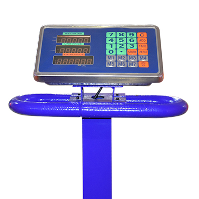 BALANCE ELECTRONIQUE 60X80CM 1000KG U940126