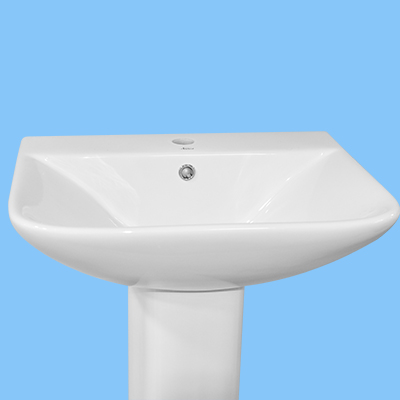 LAVABO AVEC COLONNE DP2060B BLANC AQUA