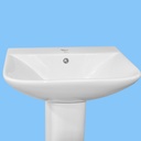 LAVABO AVEC COLONNE DP2060B BLANC AQUA