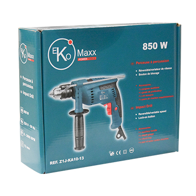 PERCEUSE ELECT  850W 230V/50HZ 13-16MM 0-3000RPM T3229 Z1J-KA10-13- U967012 EKOMAXX