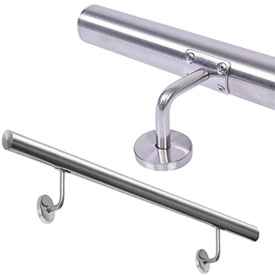 SUPPORT MAIN COURANTE INOX POLISSE  201 Ø16 x H.80 mm 2091402044