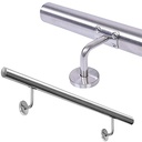 SUPPORT MAIN COURANTE INOX POLISSE  201 Ø16 x H.80 mm 2091402044